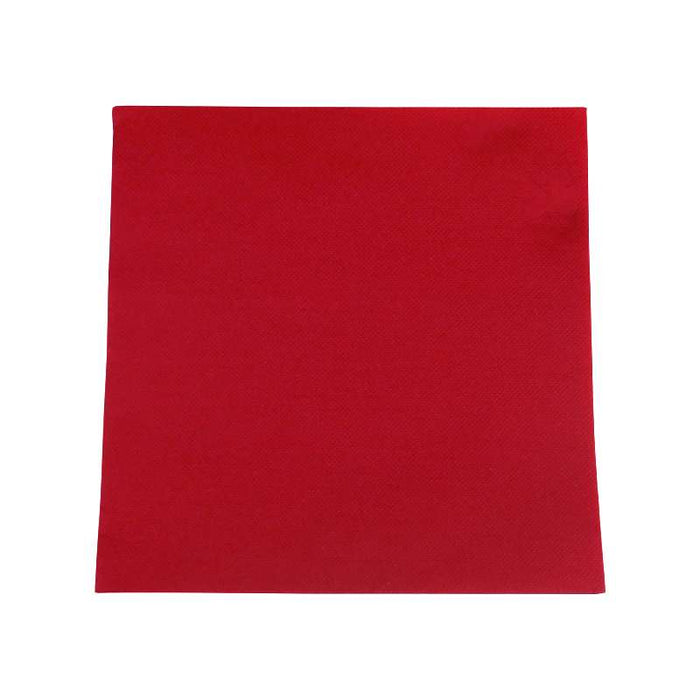 Serviette rouge micro-point 2 plis 380x380mm - 1440Pcs