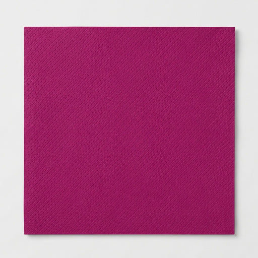 Serviette micro point bordeaux 2 plis  380x380mm-1200Pcs