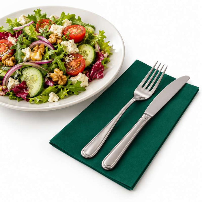 Serviette 2 plis verte micro-point 380x380mm - 1200Pcs