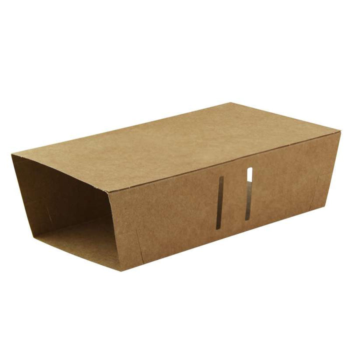 Couvercle étui coulissant en carton brun pour boite snack 215x90mm H53mm-500Pcs