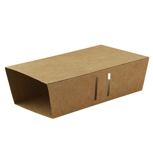 Couvercle étui coulissant en carton brun pour boite snack 215x90mm H53mm-500Pcs
