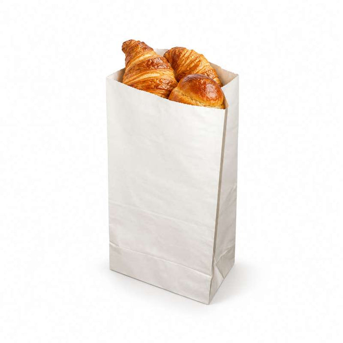 Sac SOS papier blanc  150x100mm H320mm-1000Pcs