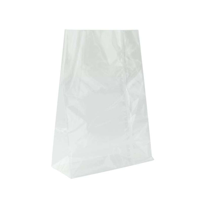 Sachet SOS transparent à fond plat en polypropylène 140x65mm H205mm - 1000Pcs