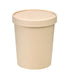 Pot carton fibre de bambou chaud et froid avec couvercle   H140mm 940ml - 250Pcs