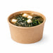 Pot carton kraft brun chaud et froid   H62mm 230ml - 500Pcs