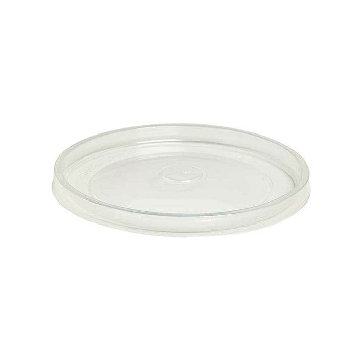 Couvercle rond transparent en polypropylène pour pot Deli Ø110mm - 1000Pcs