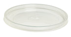 Couvercle rentrant transparent en plastique PP-500Pcs
