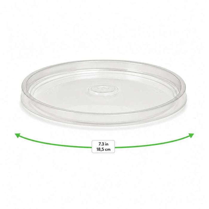 Couvercle rentrant transparent en plastique PP  H10mm-300Pcs