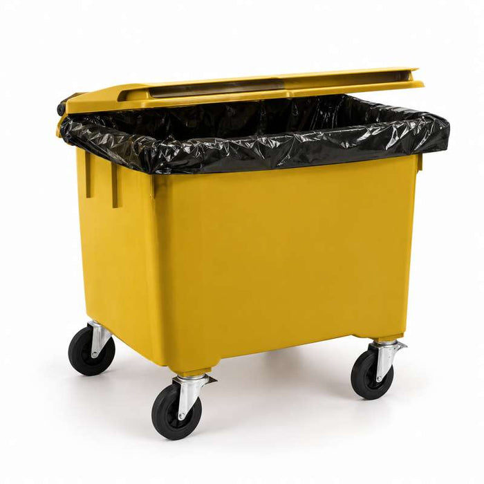 Sac doublure noir pour conteneur 1100 litres 2250x1750mm 1100L - 100Pcs