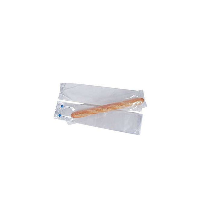 Sachet jaune à soufflet pour pain tranché, en liasse 120x50mm H350mm - 4000Pcs