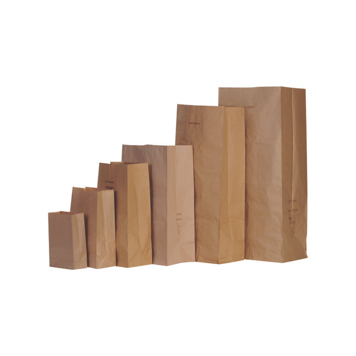 Sac poubelle en papier kraft 1 pli 300x200mm H560mm 30L - 100Pcs