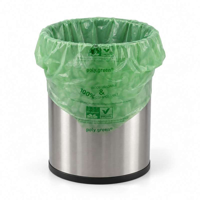 Sac poubelle vert 130 L à soufflets 420x200mm H1150mm 130L - 100Pcs