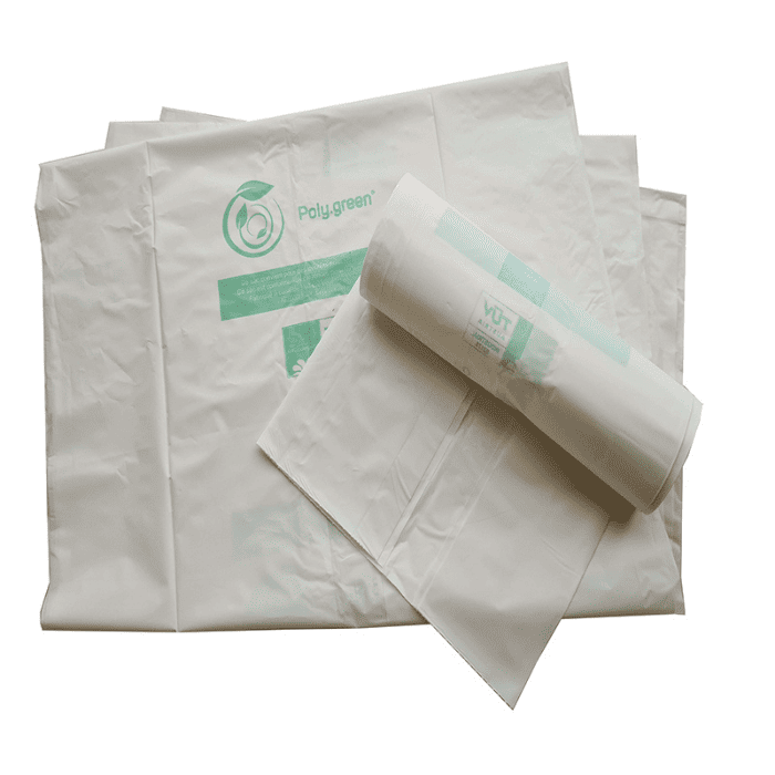 Sac poubelle vert 380x240mm H160mm 130000ml-250Pcs