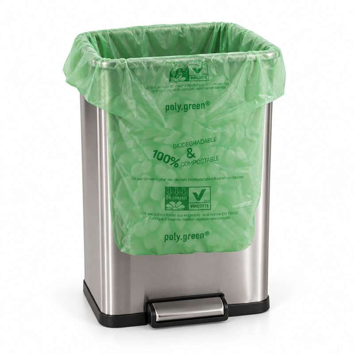 Sac poubelle à soufflets grande capacité 640x280mm H1400mm 240L - 100Pcs