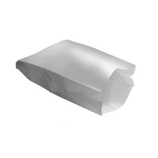 Sac papier laminé blanc pour part de pizza  170x60mm H280mm-500Pcs