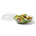 Saladier PET rond transparent avec couvercle   H40mm 750ml-100Pcs