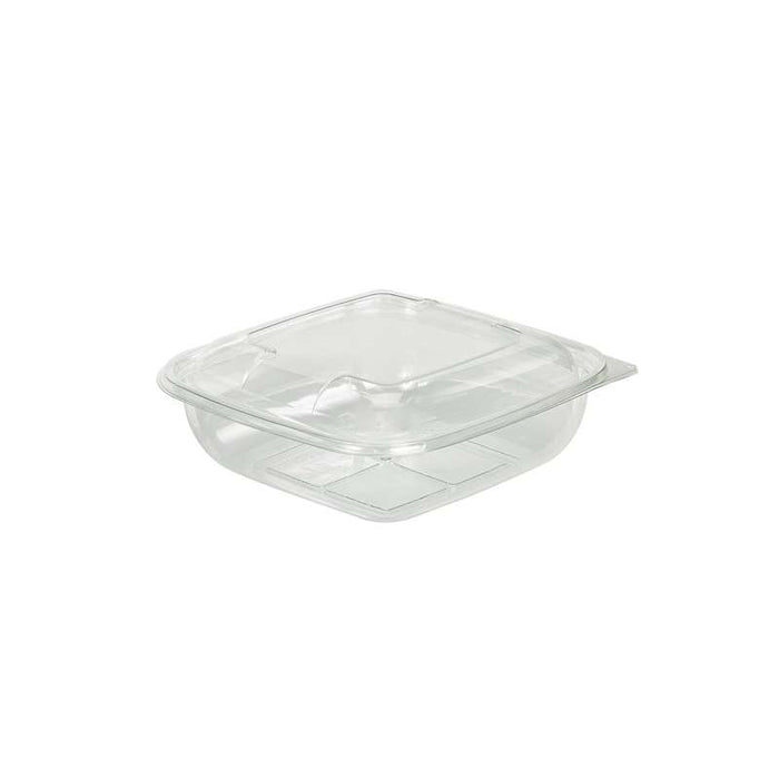 Saladier PET carré transparent  190x190mm H55mm 1000ml-150Pcs