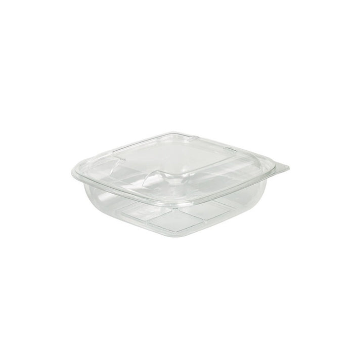 Saladier PET carré transparent  190x190mm H55mm 1000ml-150Pcs
