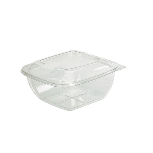 Saladier PET carré transparent 190x190mm H80mm 1500ml-150Pcs