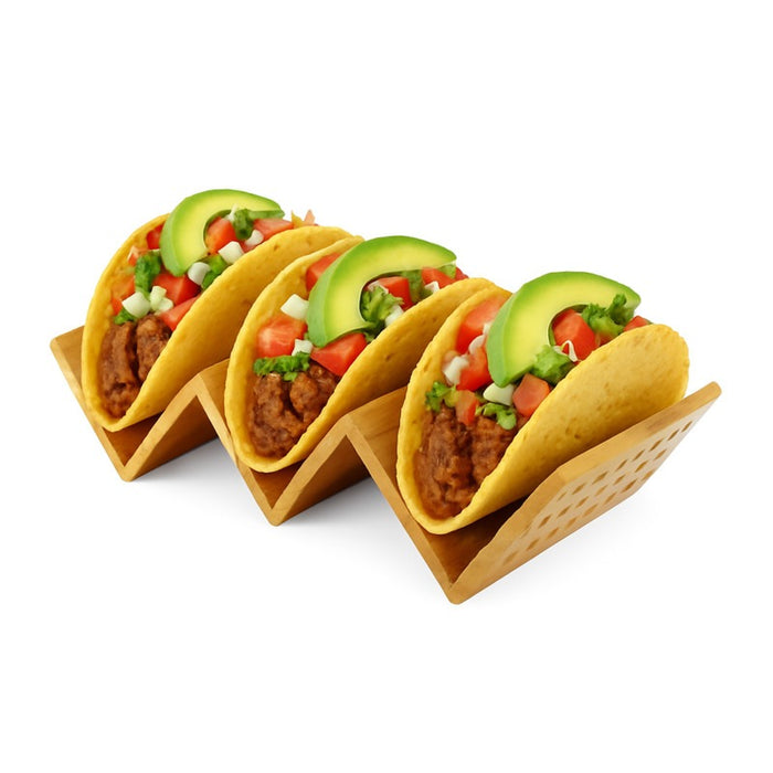 Support bambou pour tacos  212x100mm H50mm-5Pcs