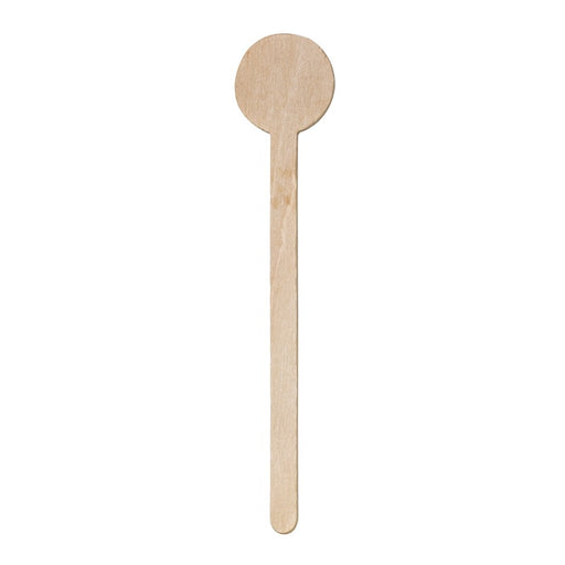 Spatule à café en bois à embout rond  H180mm-5000Pcs
