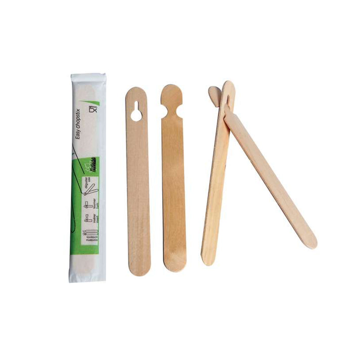 Baguette bois pour débutant emballée par paire  H150mm-1000Pcs