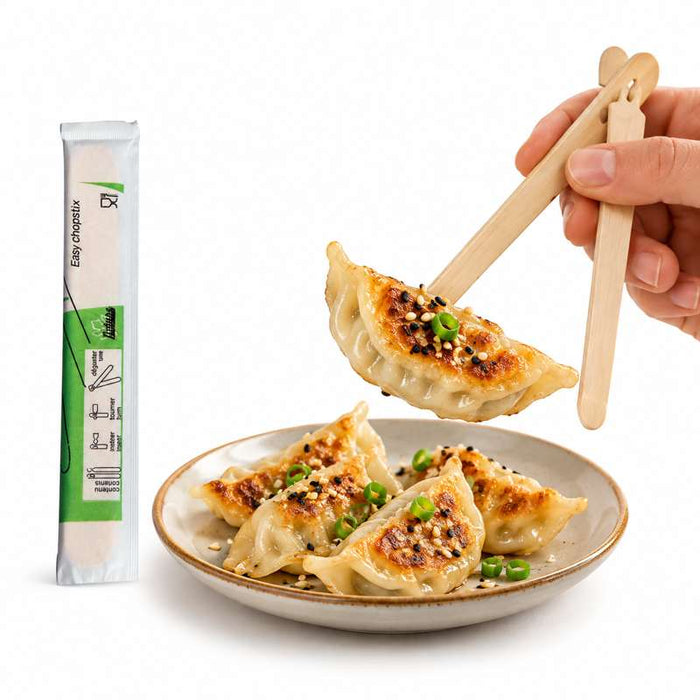 Baguette bois pour débutant emballée par paire  H150mm-1000Pcs