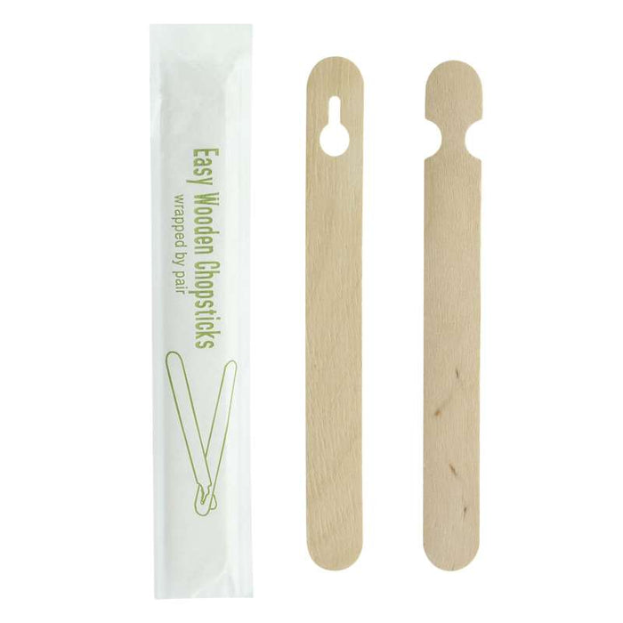 Baguettes en bois pour débutant sous emballage par paire 150mm - 1000Pcs