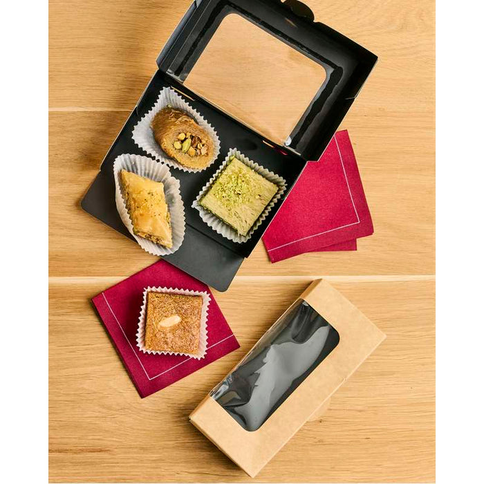 Boîte sushi avec fenêtre antibuée pour 12-14 pieces 179x106mm H40mm-200Pcs