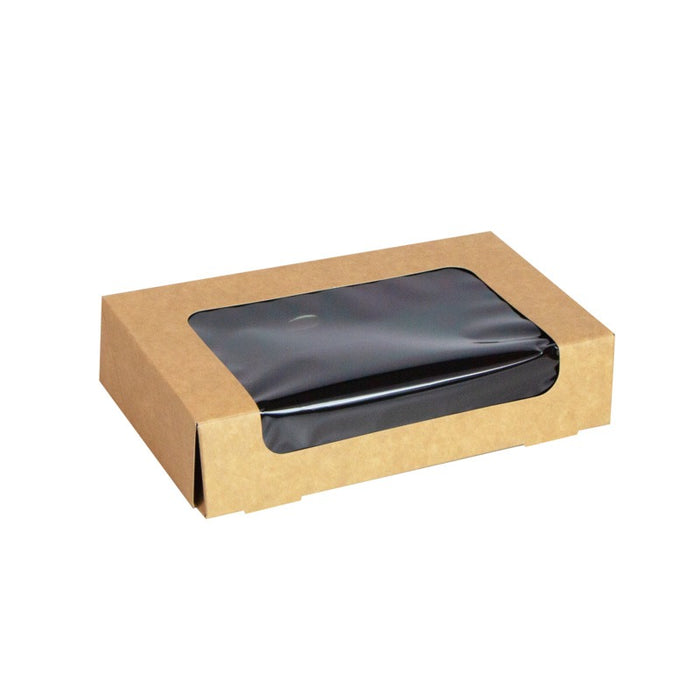 Boîte sushi avec fenêtre antibuée pour 12-14 pieces 179x106mm H40mm-200Pcs