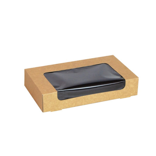 Boîte sushi avec fenêtre antibuée pour 18 pieces 210x120mm H40mm-200Pcs