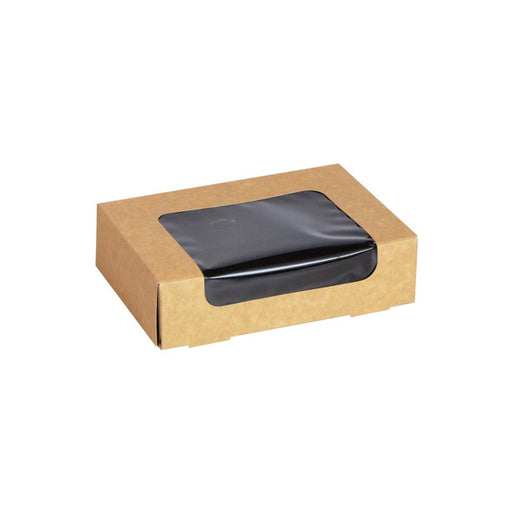 Boîte sushi avec fenêtre antibuée pour 10-12 pieces 152x100mm H40mm-200Pcs