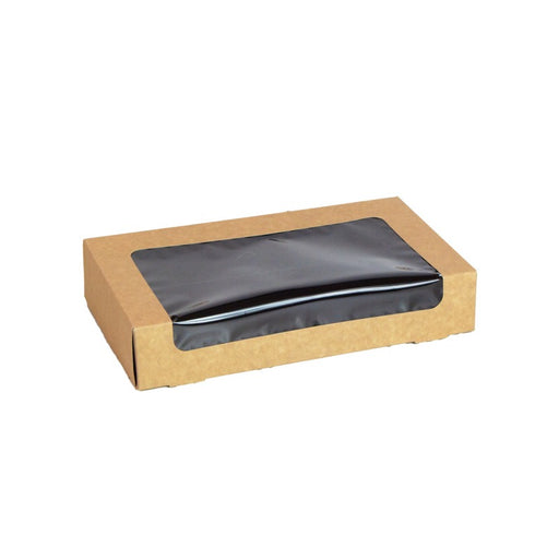 Boîte sushi avec fenêtre antibuée pour 24 pieces 240x135mm H45mm-200Pcs