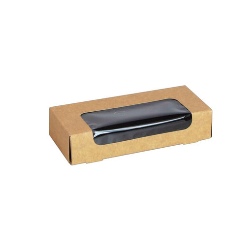 Boîte sushi avec fenêtre antibuée pour 6-8 pieces 167x72mm H35mm-200Pcs