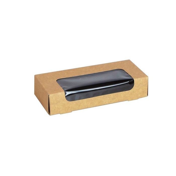 Boîte sushi avec fenêtre antibuée pour 6-8 pieces 167x72mm H35mm-200Pcs