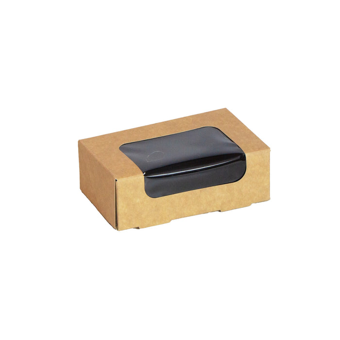 Boîte sushi avec fenêtre antibuée pour 4-6 pieces 120x70mm H40mm-200Pcs