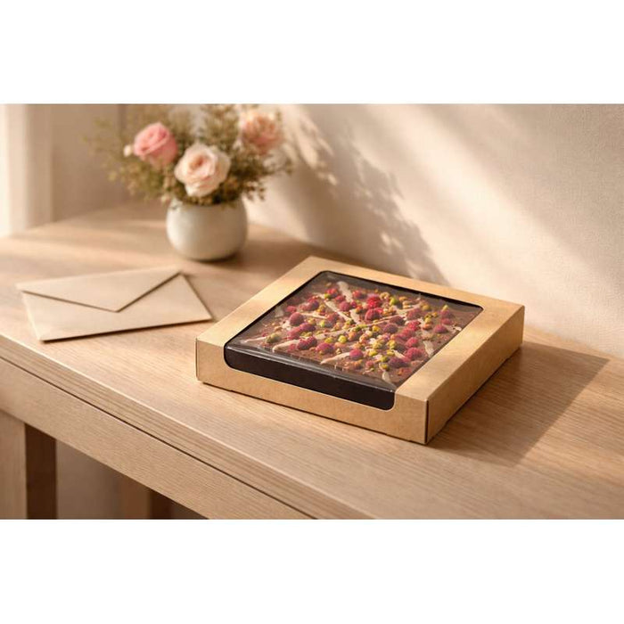 Boîte à sushis 30 à 38 pièces avec fenêtre antibuée 220x220mm H40mm - 200Pcs