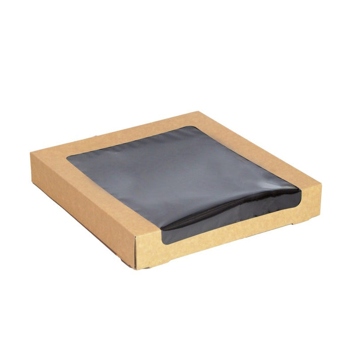 Boîte sushi avec fenêtre antibuée pour 40-60 pieces 250x250mm H40mm-200Pcs