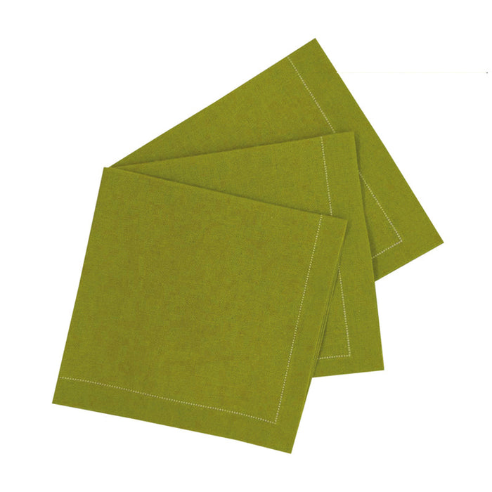 Serviette cocktail coton vert  200x195,2mm-200Pcs