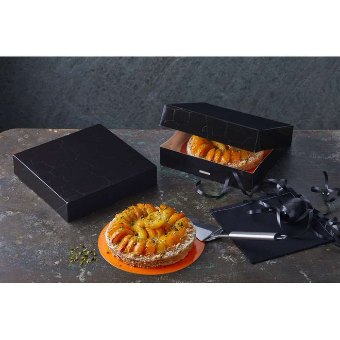 Serviette de table noire en coton 400x400mm - 100Pcs