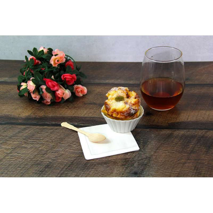 Serviette de table en coton crème 400x400mm - 100Pcs