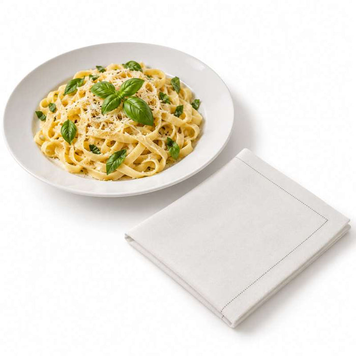 Serviette de table en coton crème 400x400mm - 100Pcs