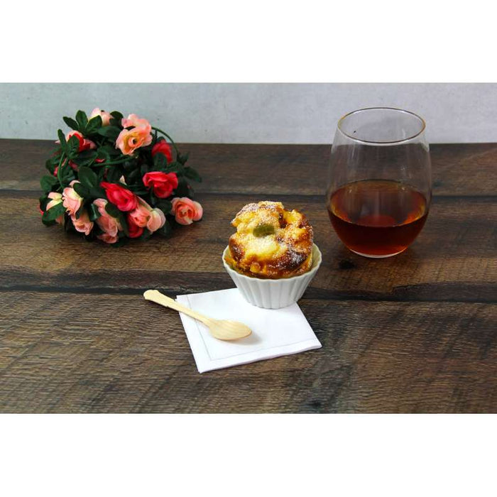 Serviette de table blanche en coton 400x400mm - 100Pcs