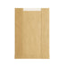 Sac papier kraft brun à fenêtre microperforée 220x110mm H350mm-1000Pcs