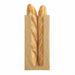 Sac papier kraft brun à fenêtre microperforée 140x70mm H440mm-1000Pcs