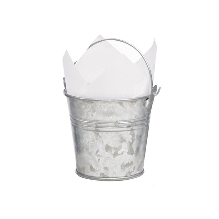 Seau en métal avec anse   H75mm 200ml-144Pcs