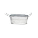 Baquet ovale en métal  120x70mm H55mm 220ml-36Pcs