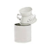 Pot à lait en métal couleur ivoire   H100mm 125ml - 36Pcs
