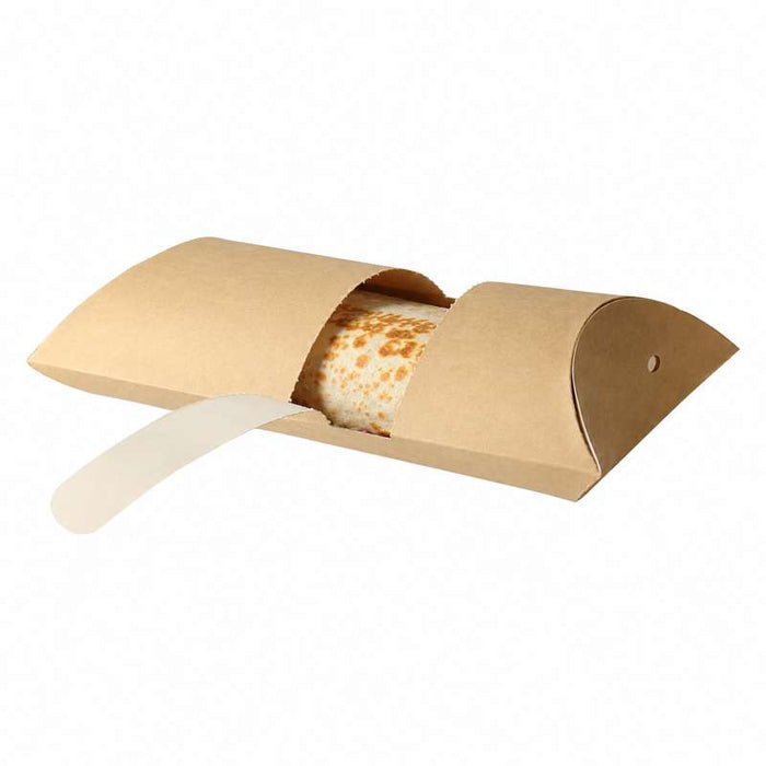 Étui à tacos sécable en carton kraft 120x170mm - 500Pcs