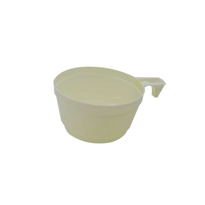 Petite tasse blanche jetable à anse pour boissons chaudes Ø75mm H42mm 150ml - 1000Pcs
